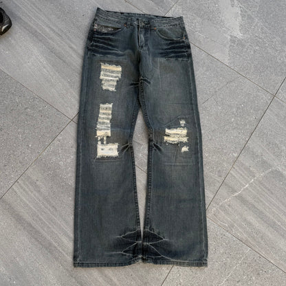 japanese repaired bootcuts - 30x31”