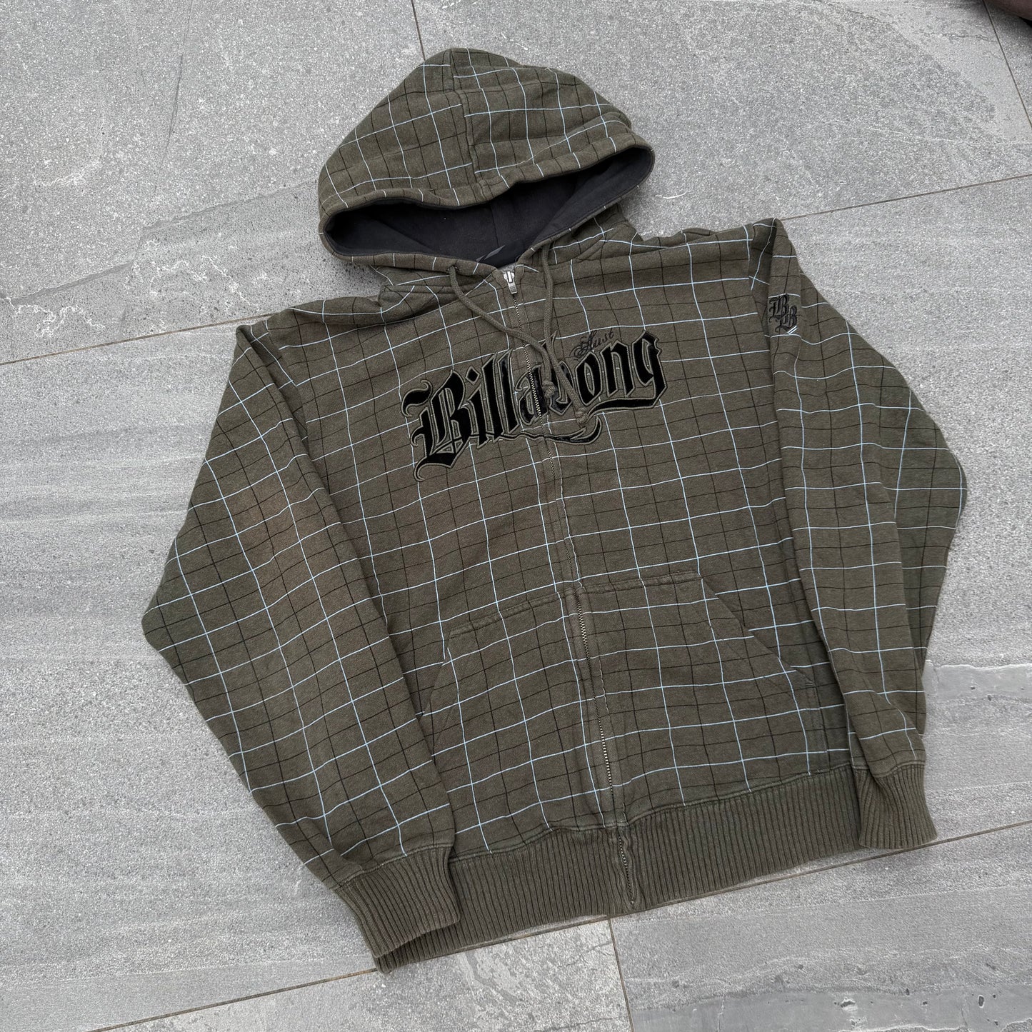 billabong moss plaid grail - M