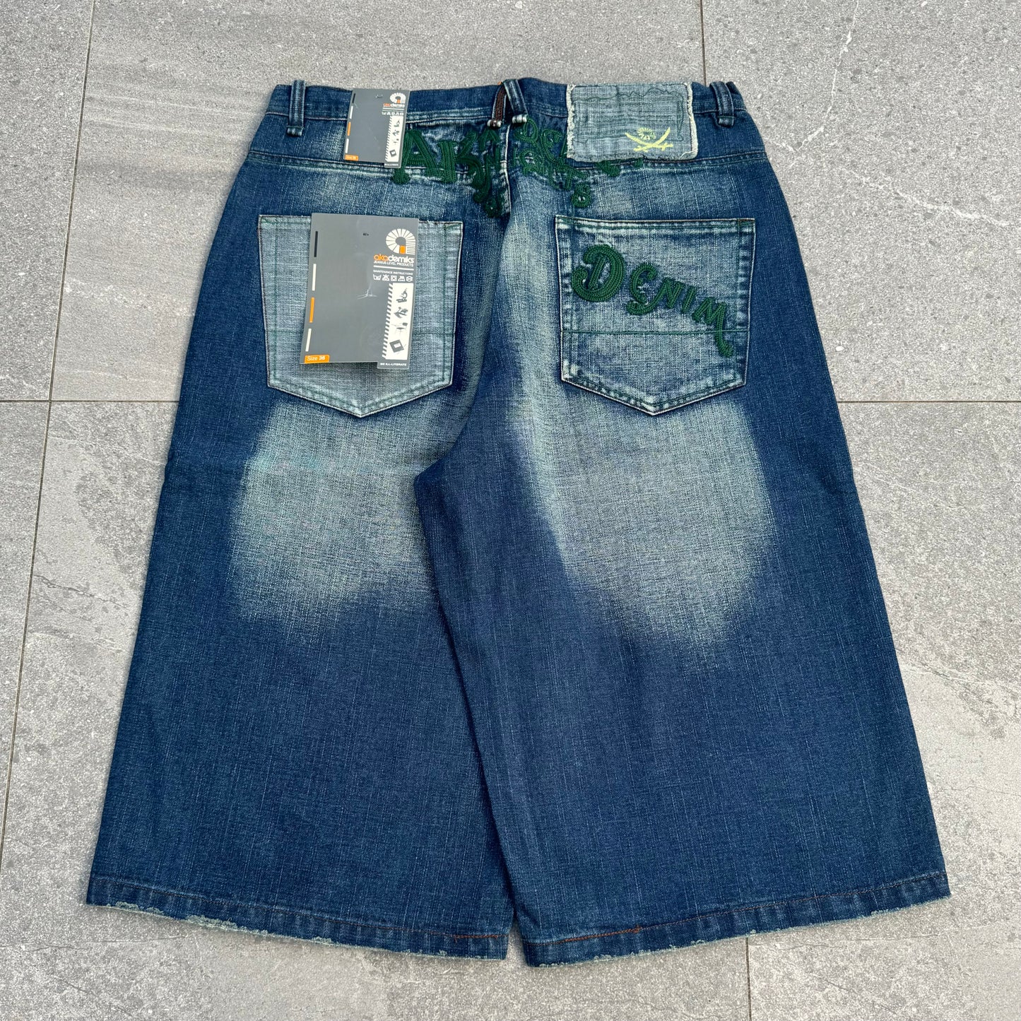 grail akademiks jorts - sizes 34-40” available