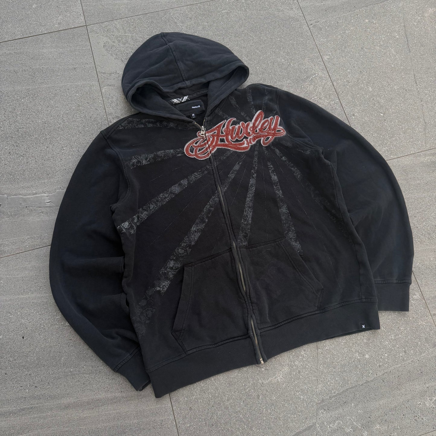 hurley rising sun hoodie - M
