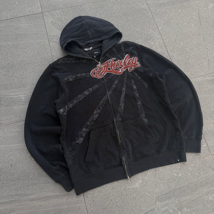 hurley rising sun hoodie - M
