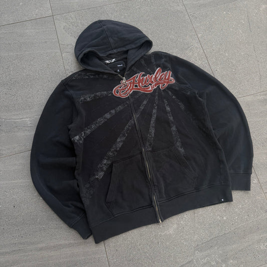 hurley rising sun hoodie - M
