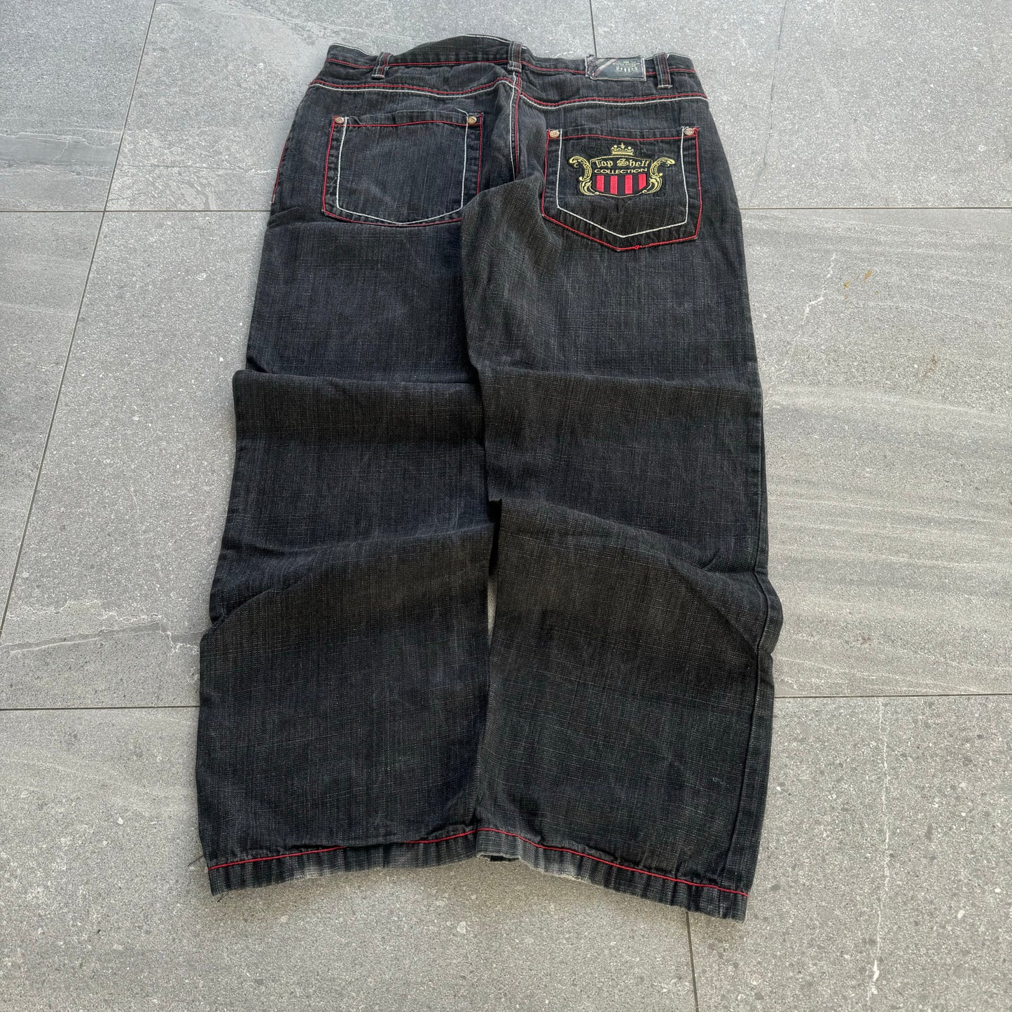 goated top shelf jeans - 38x32”