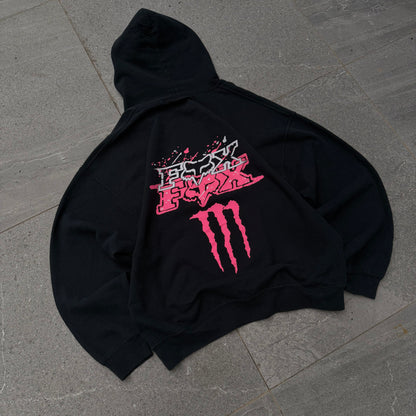 grail 00s pink monster/fox hoodie - L