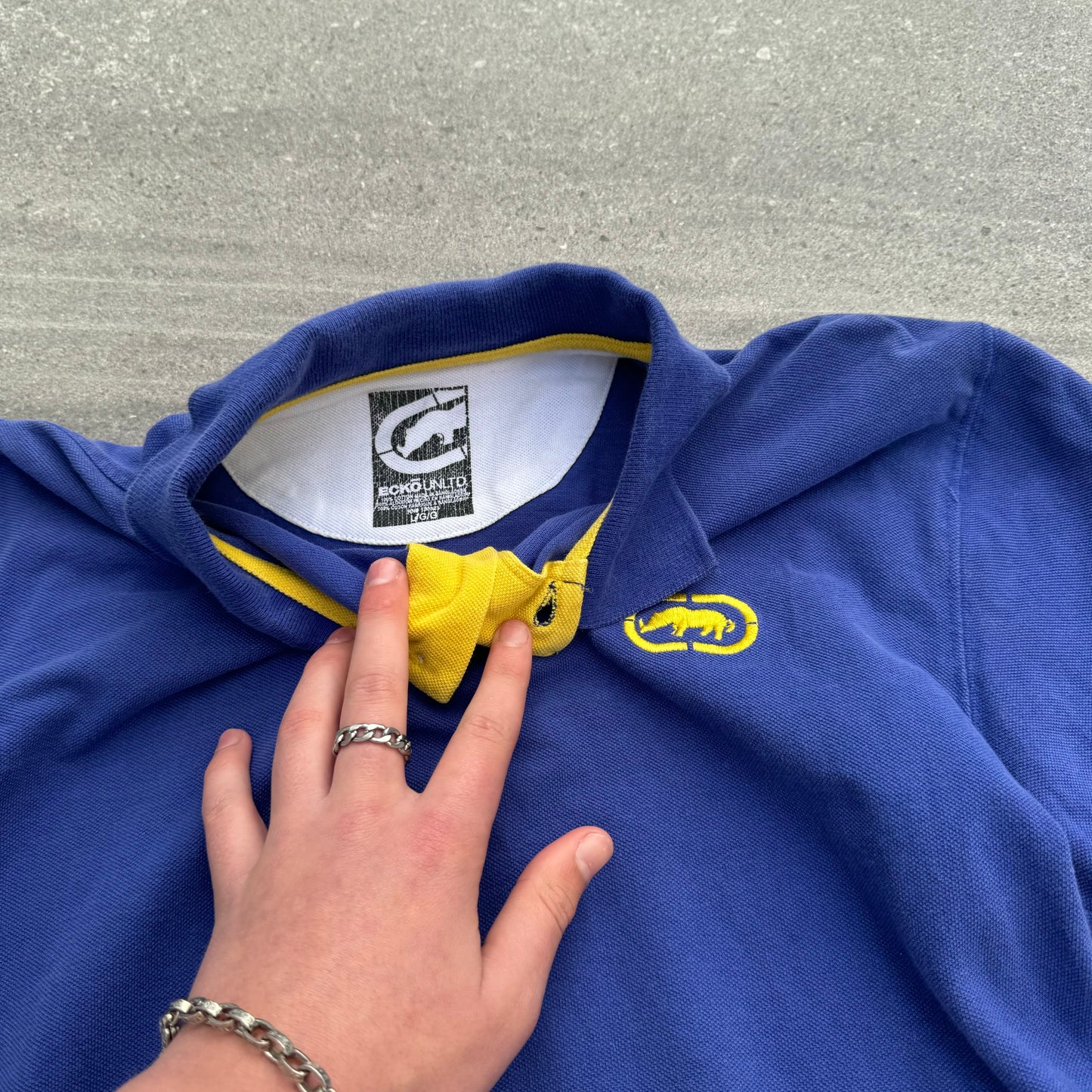 ecko sleeved polo - S/M
