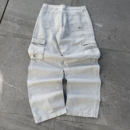 peak 2000s quiksilver cargos - 34x33”