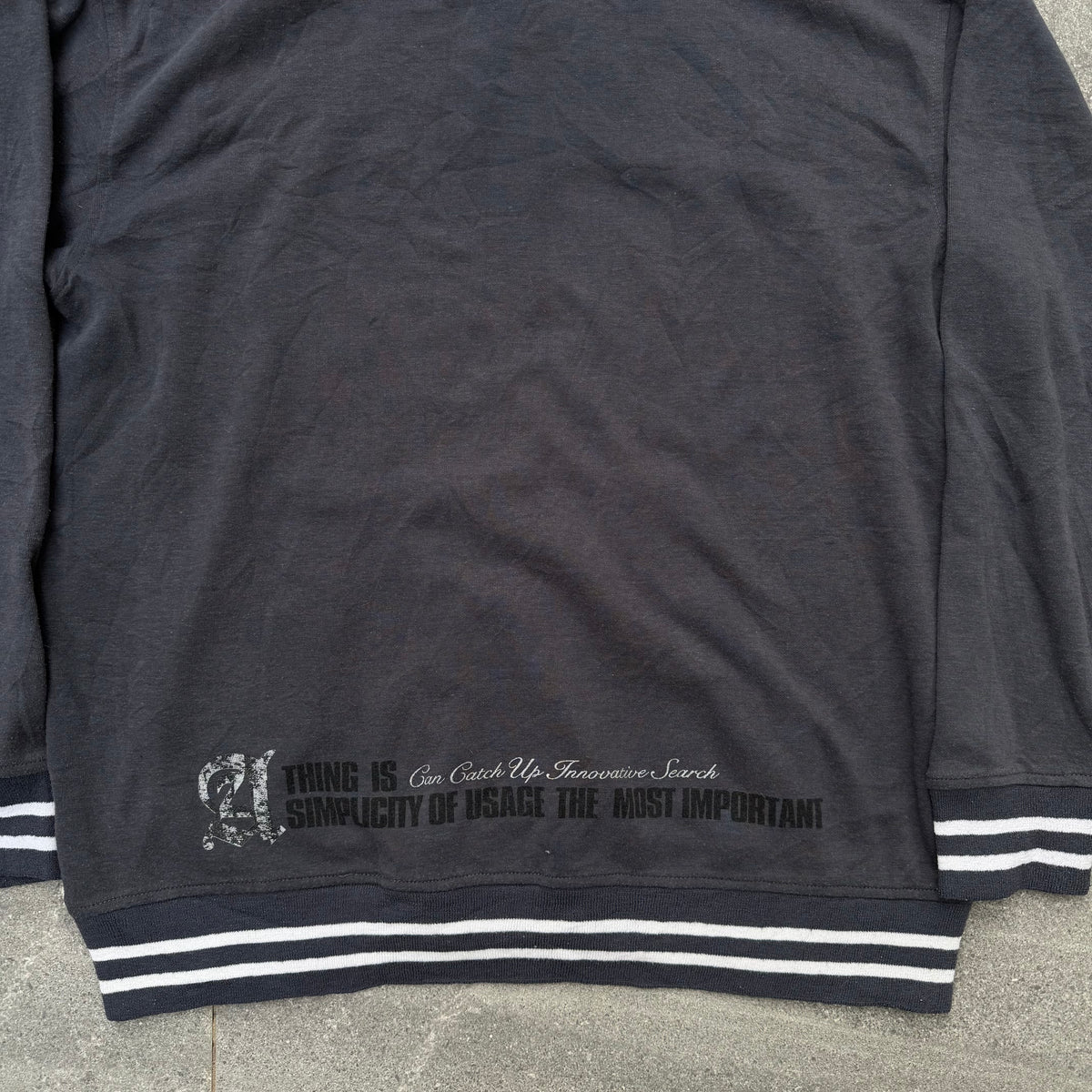 ab-tech graffiti varsity hoodie - M