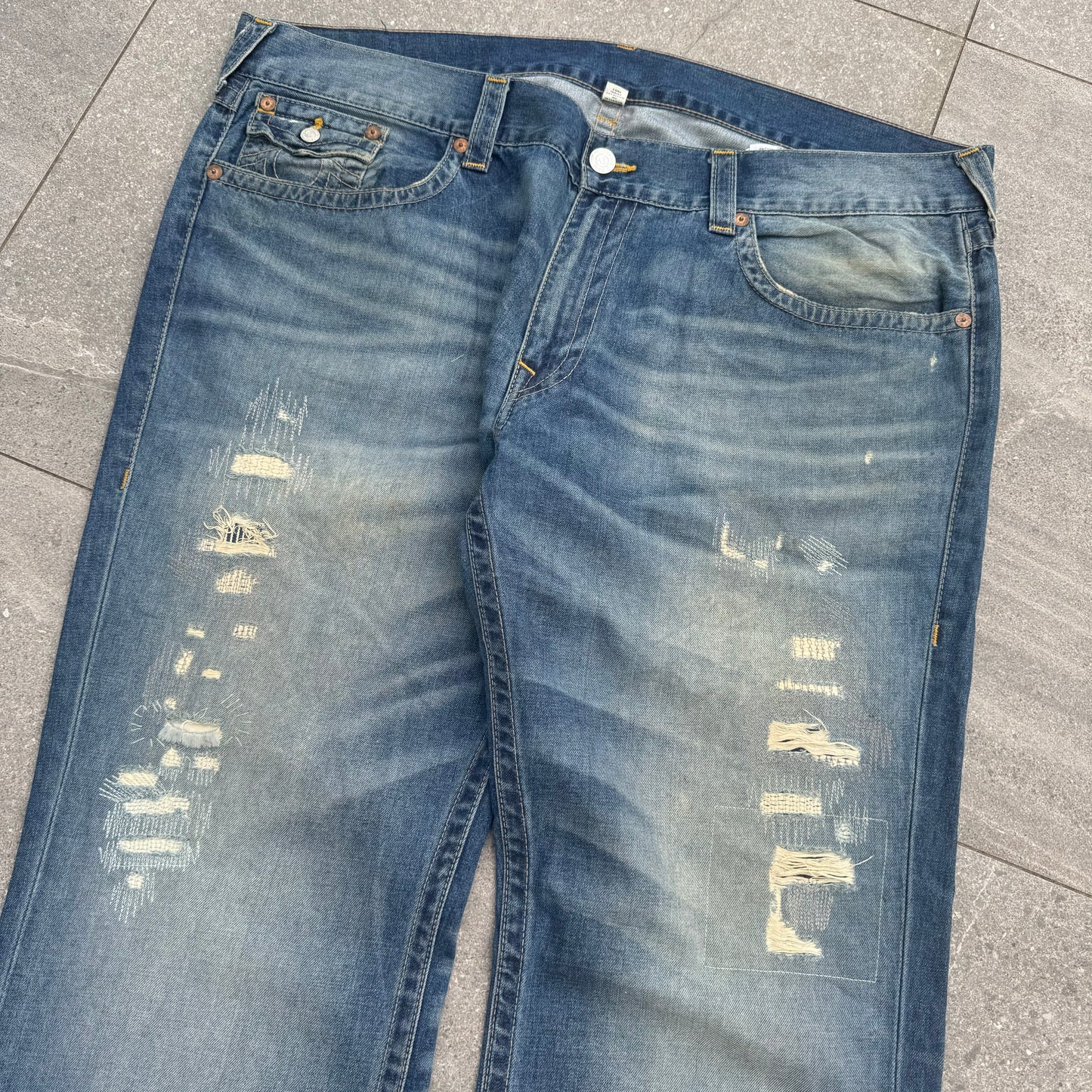 baggy truey final boss bootcuts - 46x35”