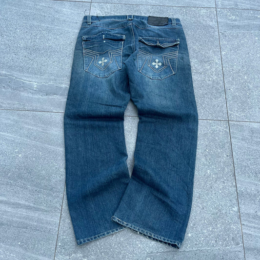 mma elite cross bootcuts - 36x29”