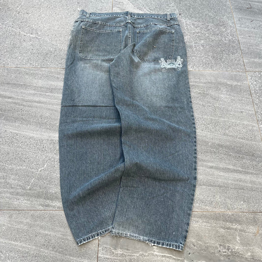 br denim emblem jeans - 38x31”