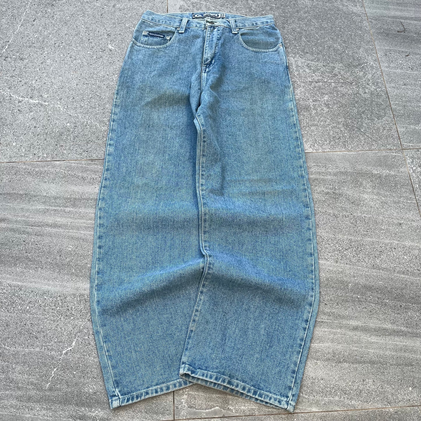tidy lil quiksilver jeans - 30x30”
