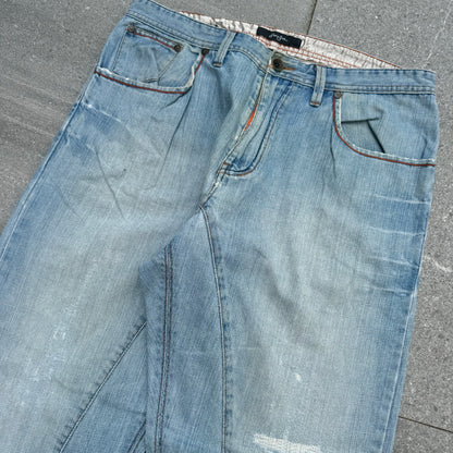 sean john bootcut (with real nice repairs) - 34x32”