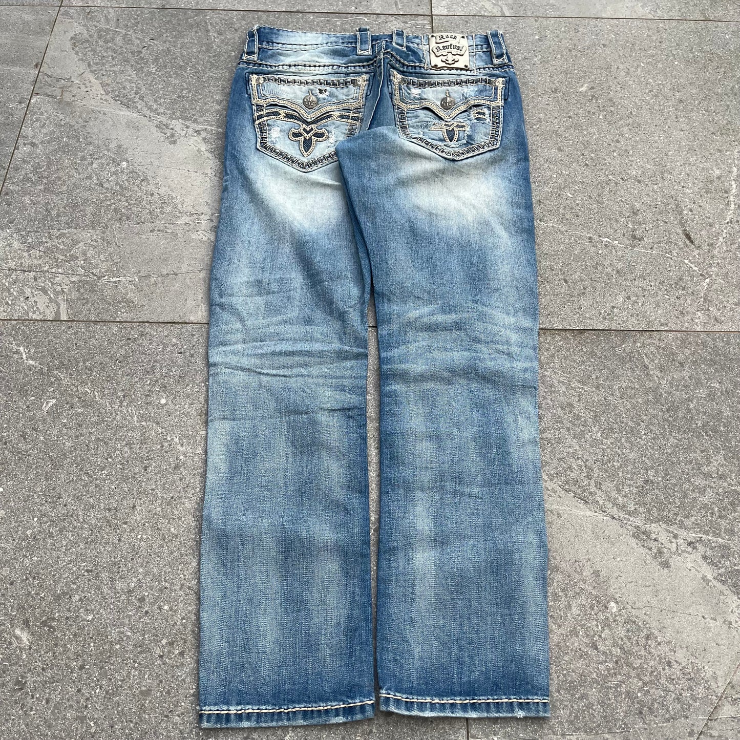 beaaaat/repaired (fire) rock revivals - 32x30”