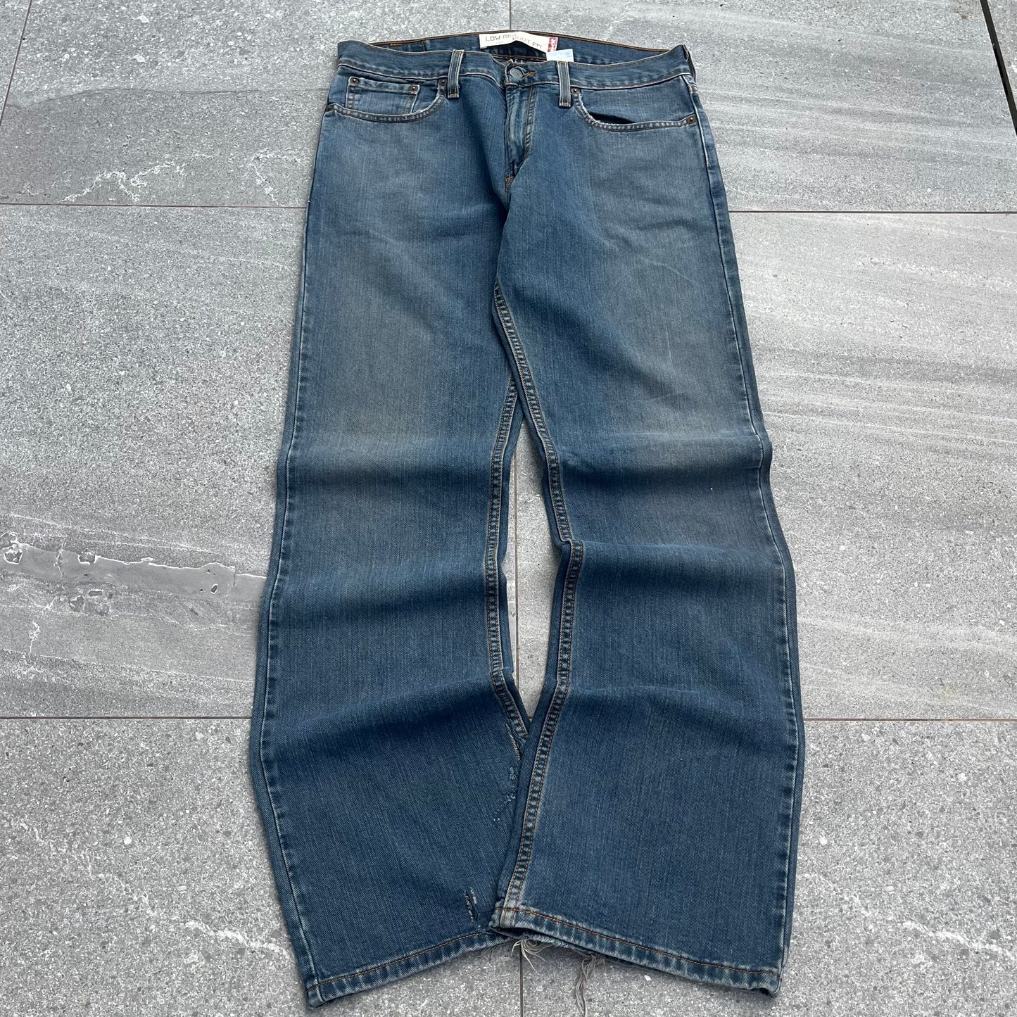 get a discounted pair!! 527 low rise boot fit - 34x36”
