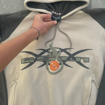 insane panelled gasolina hoodie - M