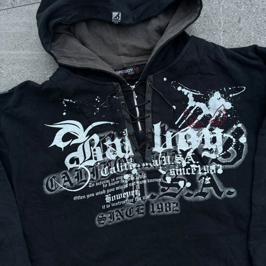hardest bad boy hoodie - M/L
