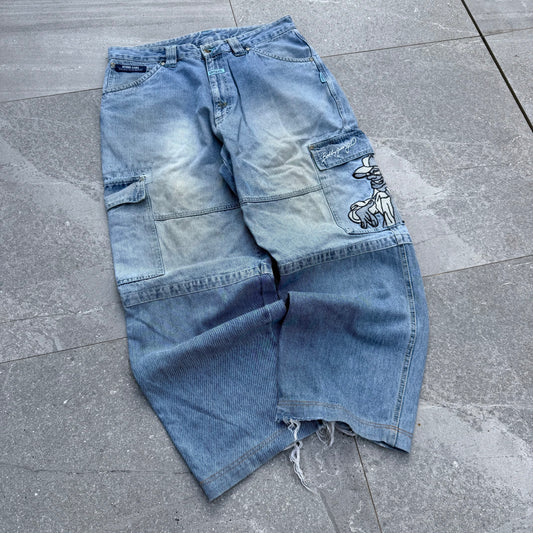 GOAAAATED FADE bboy jeans - 36x30”