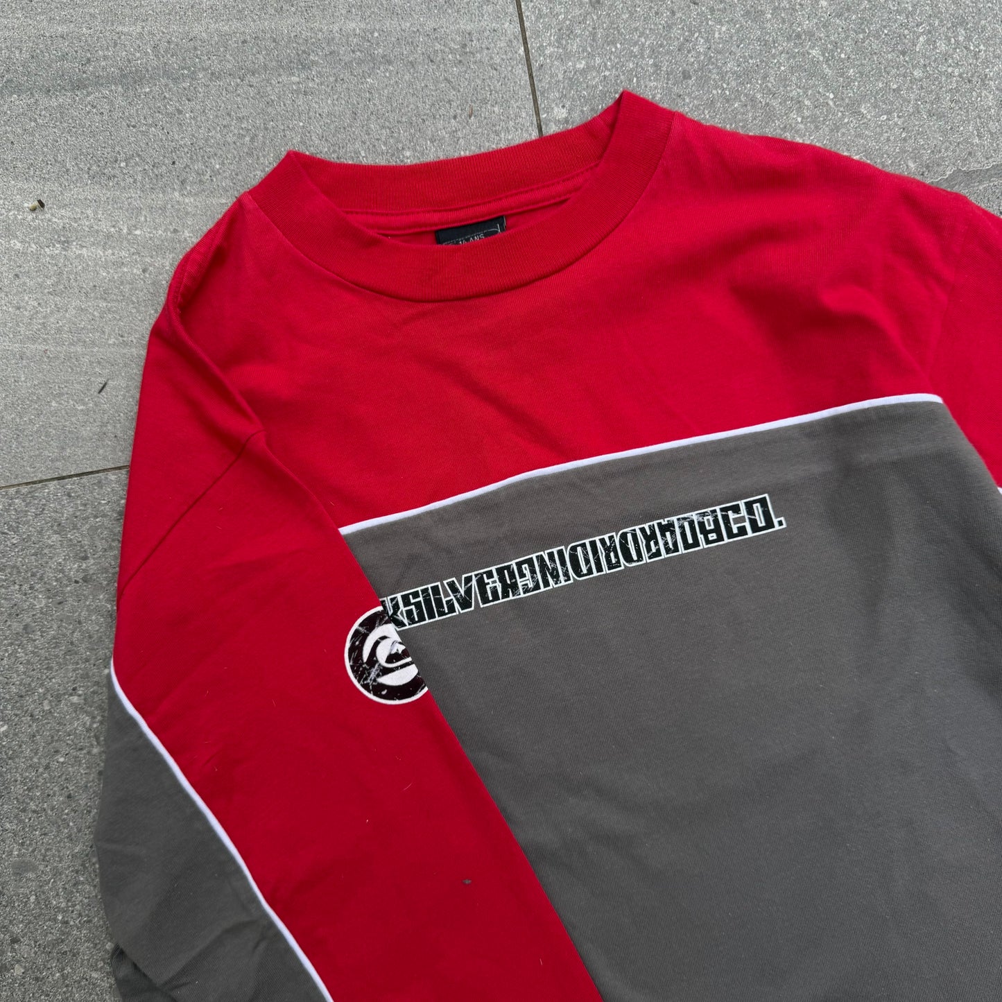 quiksilver panelled longsleeve - S