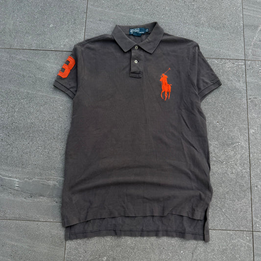 dark gray ralph polo - M