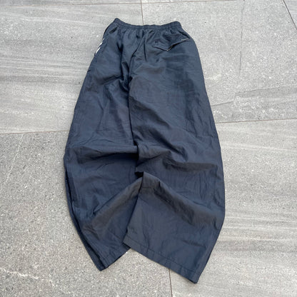 navy wide leg adidas trackies - 28”