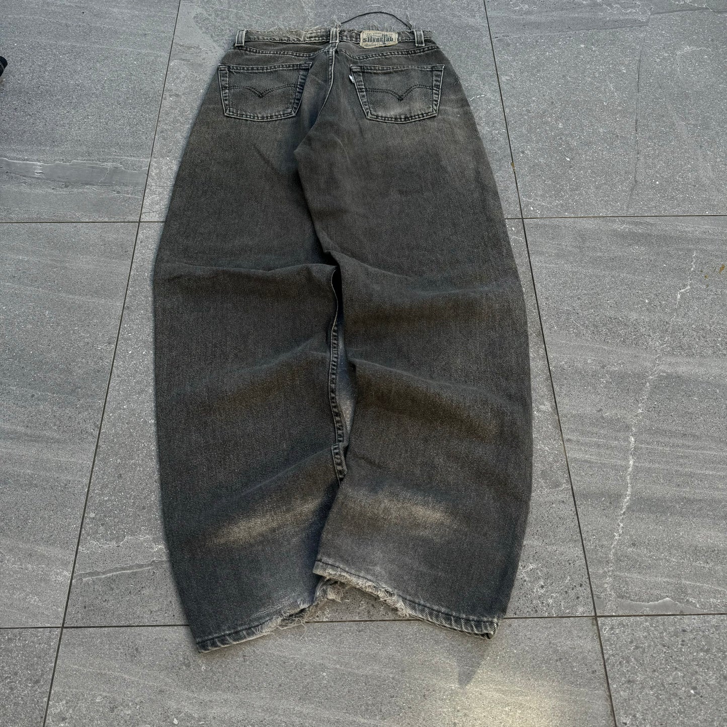 thrashed silvertabs - 30x33”