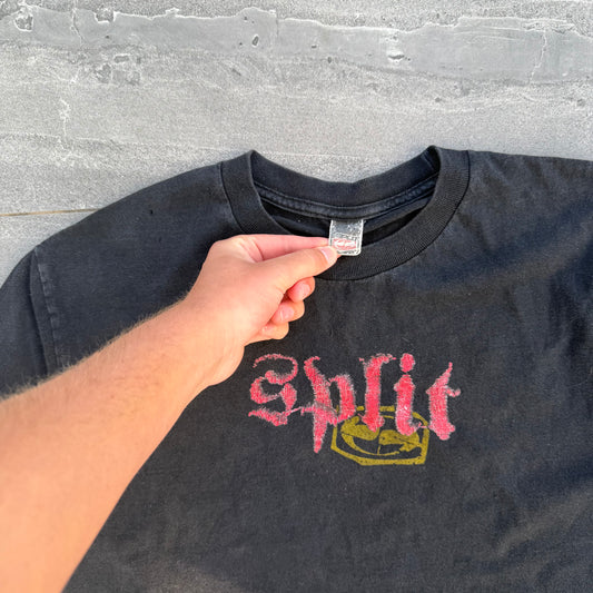 ((rare)) 90s split skateboards tee - L