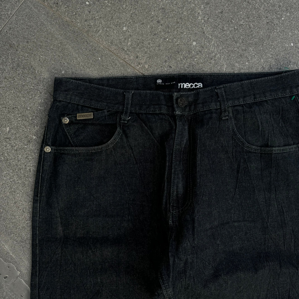 raw denim mecca jeans **perfect fit** - 38x31”