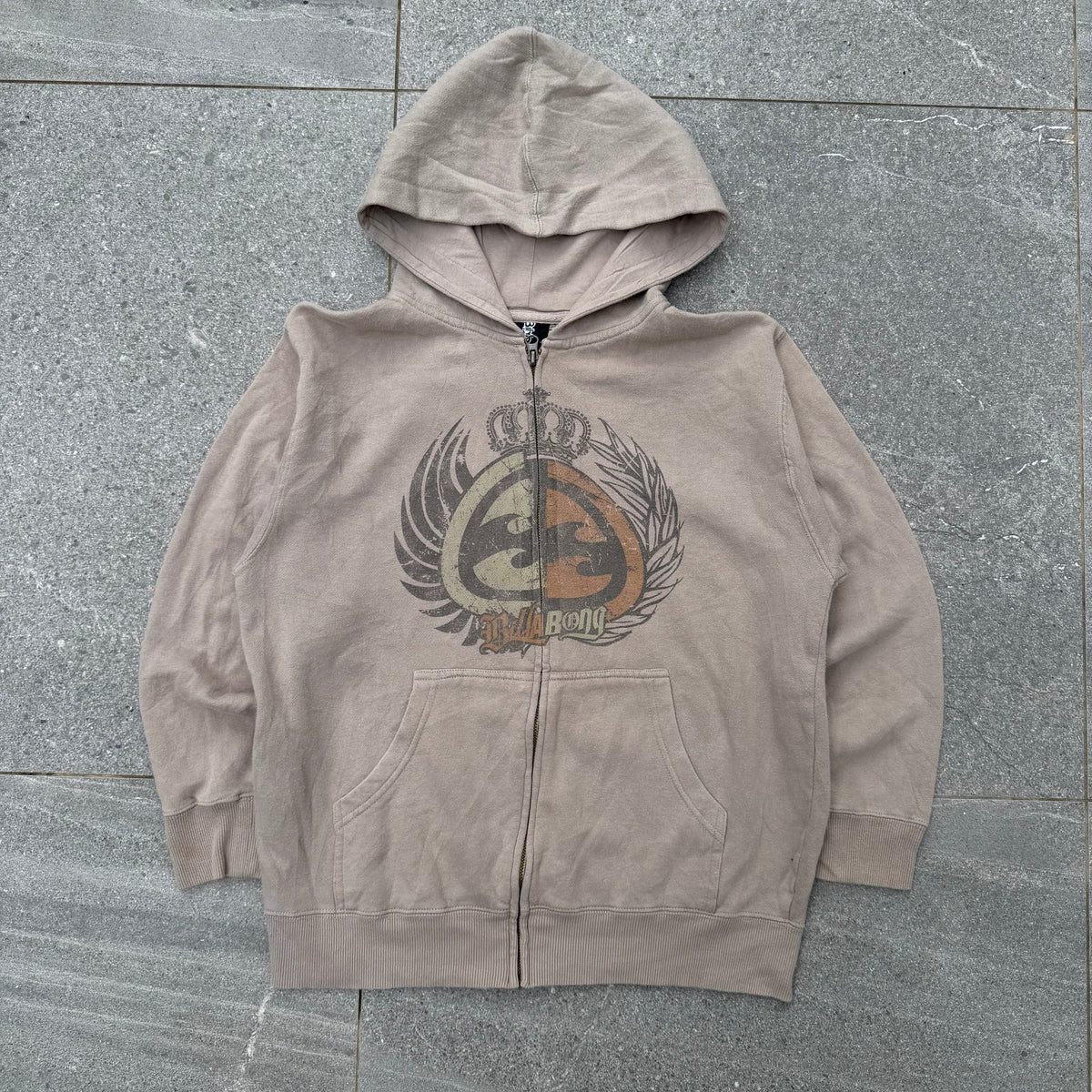 billabong emblem zipup - XS