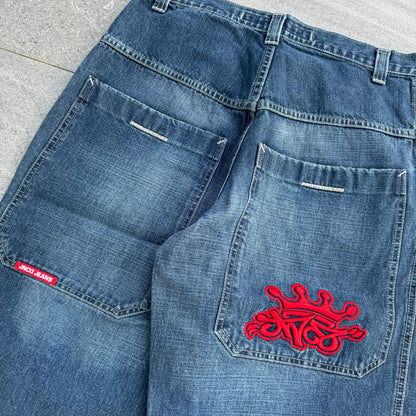 JNCO crown jorts - 34”