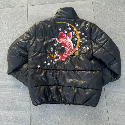 grail karakuri puffer - most insane subtle fabric detailing - XL