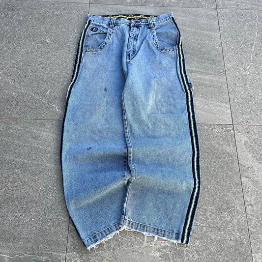 otb side striped carpenters - 30x28