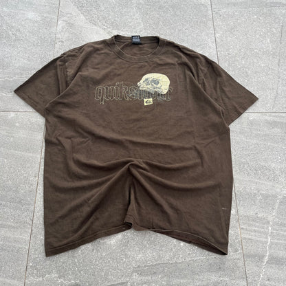 my personal 😫 quicksilver plaid skull tee - XL