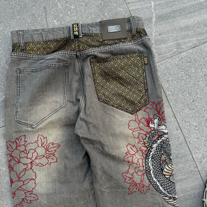 GRAIL karakuri blacklabel jeans - 34x30”