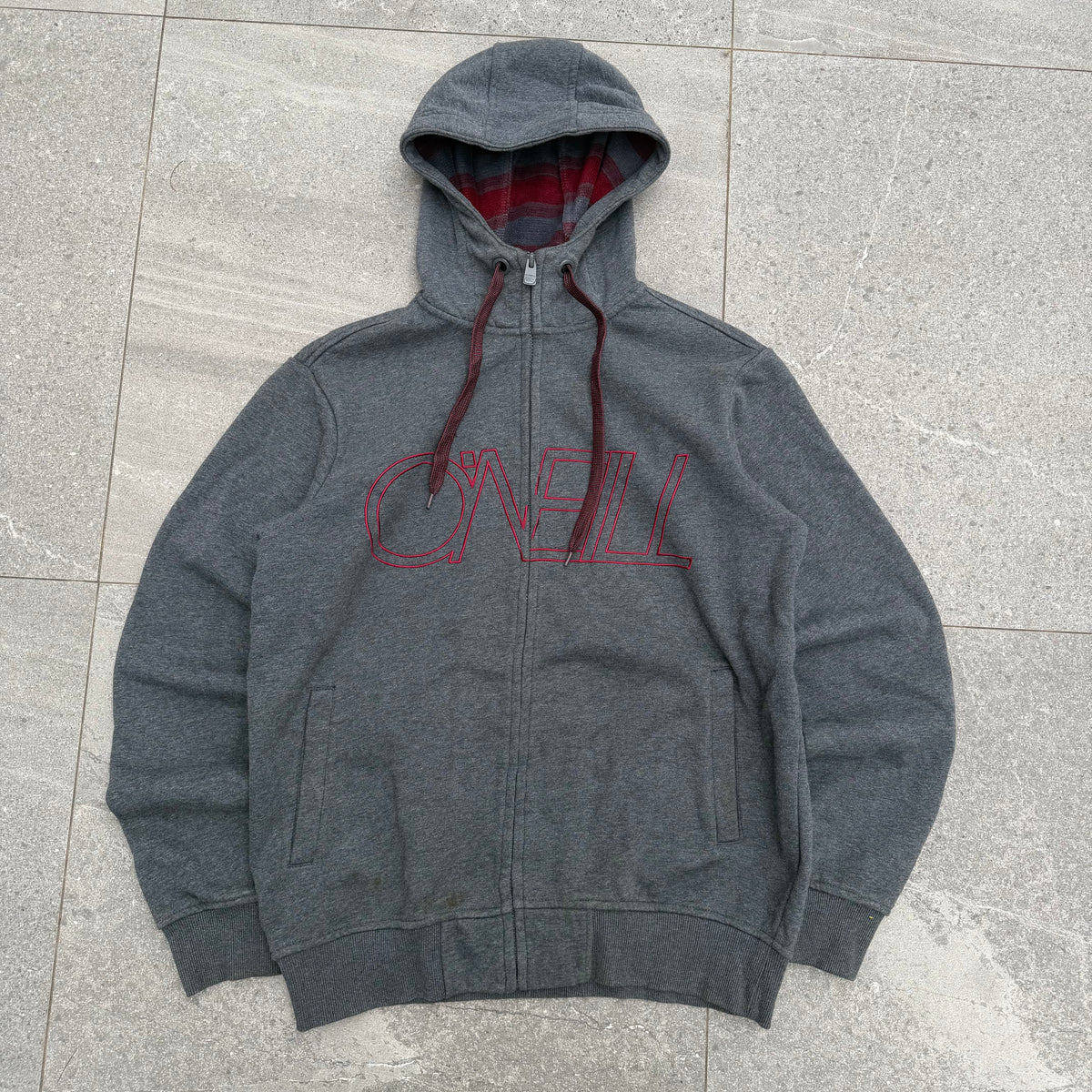 charcoal o’neill zip up - L