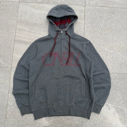 charcoal o’neill zip up - L