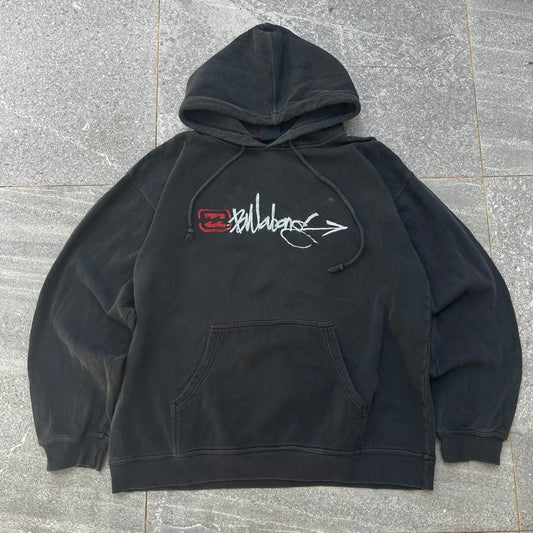 embroidered billabong spellout hoodie - M