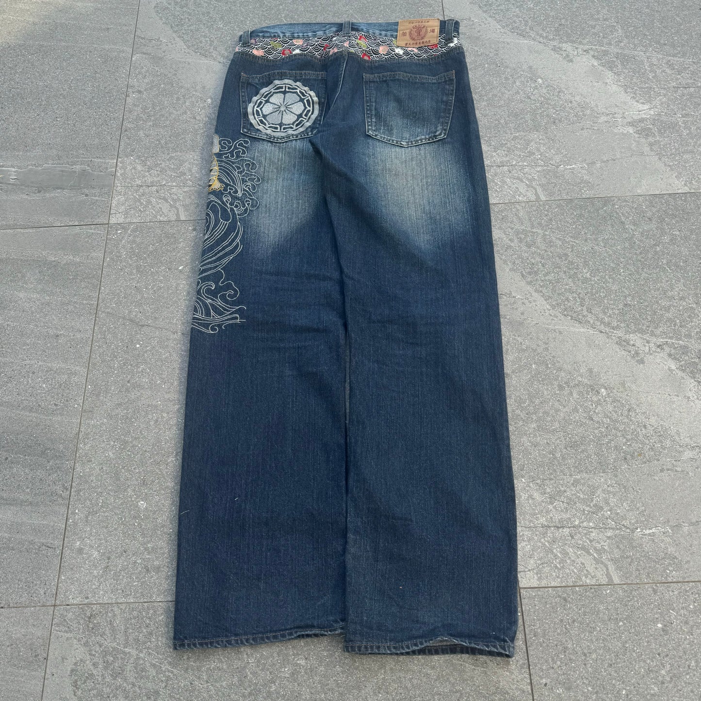 japanese koi jeans - 33x33”