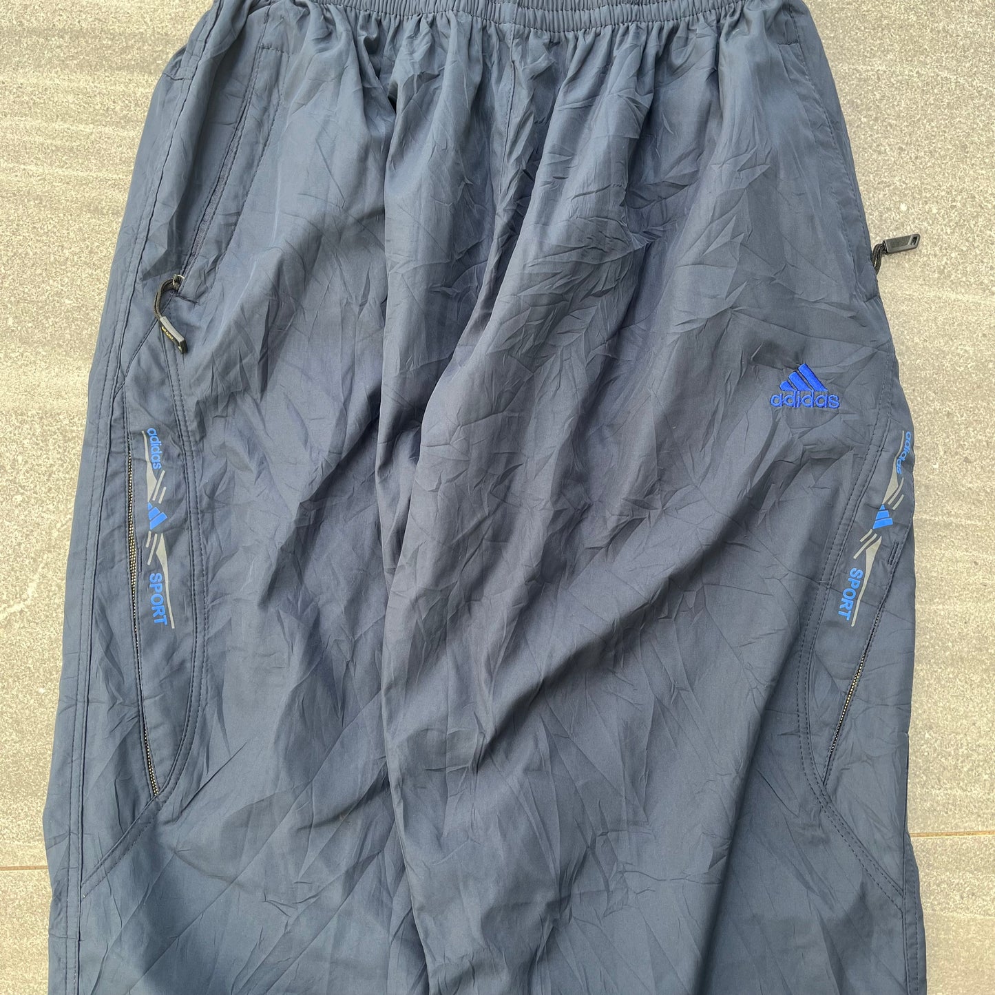 navy adidas sport trackpant - 32”