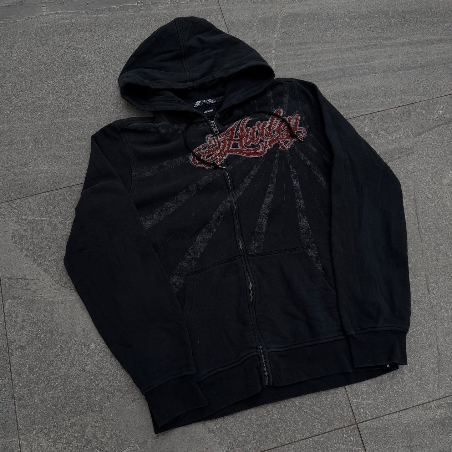 hurley rising sun hoodie - S/M