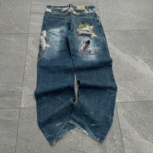karakuri koi jeans - 36x34”
