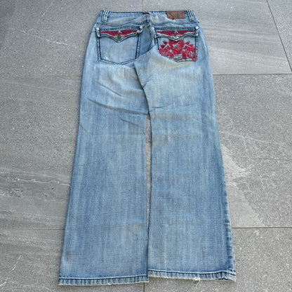 GOAAAATED PEPE BOOTCUTS look at the wash 34x33”