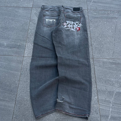 RAREEEEE #grails ecko graffiti jeans - 34x31”