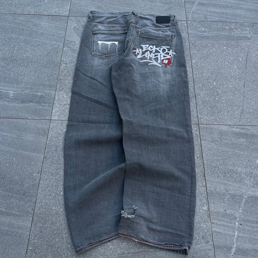 RAREEEEE #grails ecko graffiti jeans - 34x31”