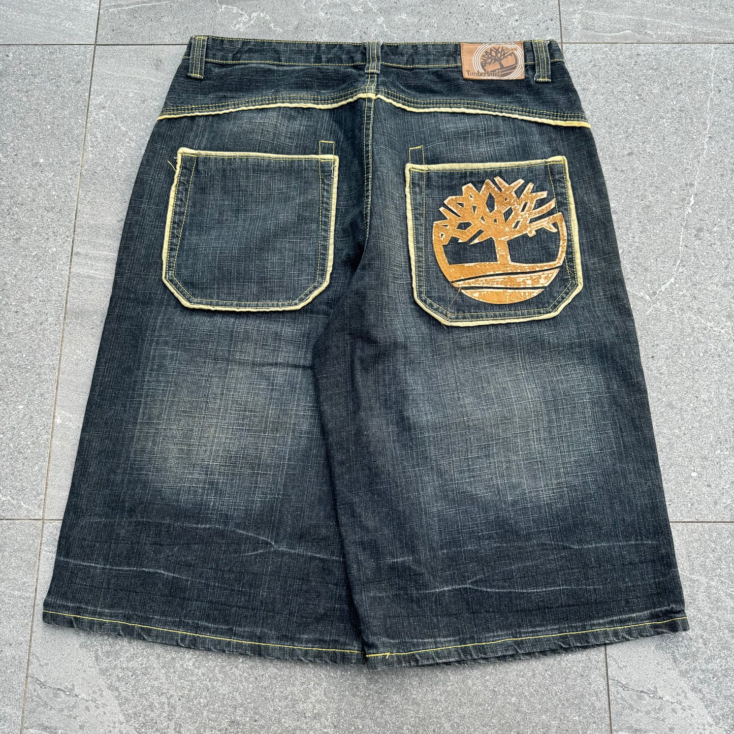 goat timberland jorts - 38”