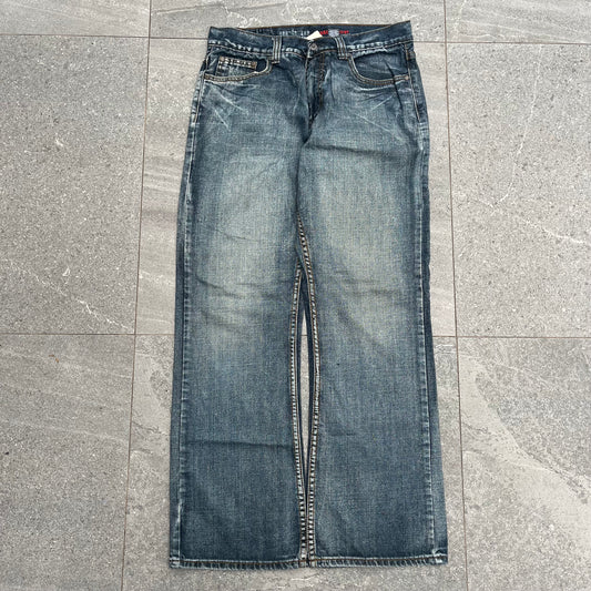 oh my god the wash on these is actually so perfect wtf . urban pipeline bootcuts - 32x32”
