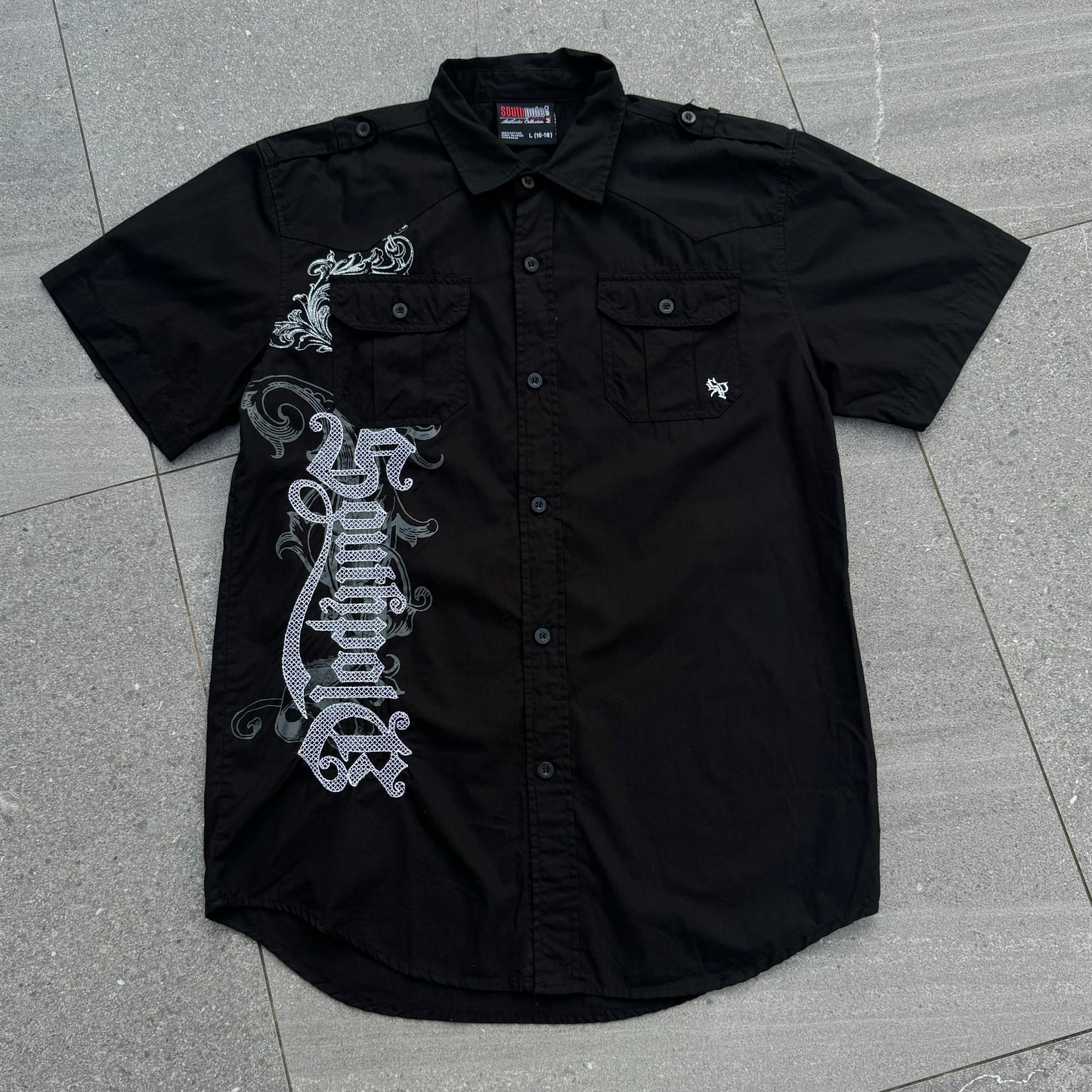 southpole button up - M