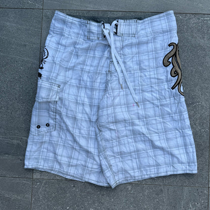 goat plaid billabongs - 34x12”