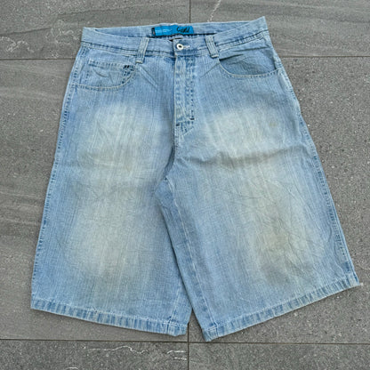 southpole style wckd jorts - 34x14”