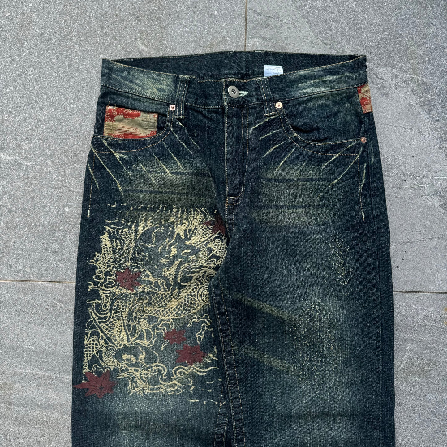 washed green japanese memory specials - 32x29”