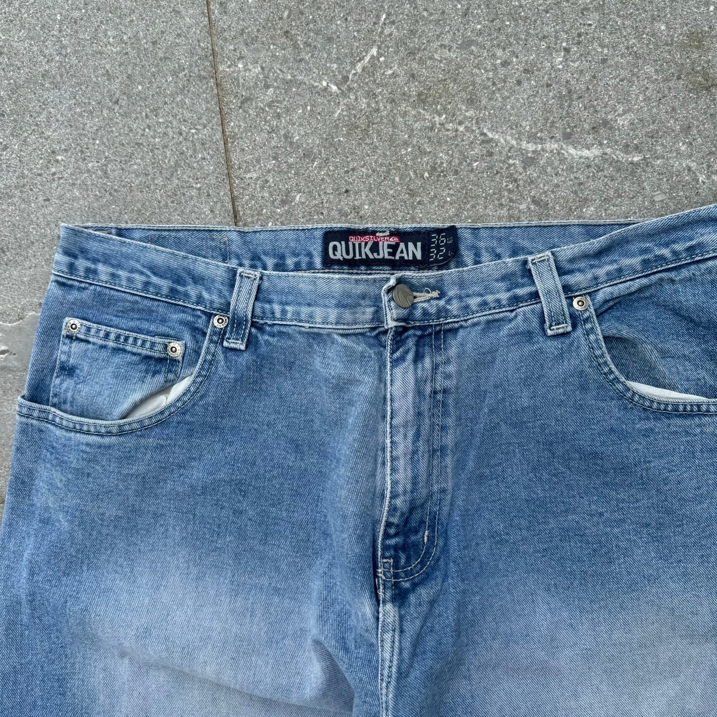 such steezy quiksilver jeans - 36x28”